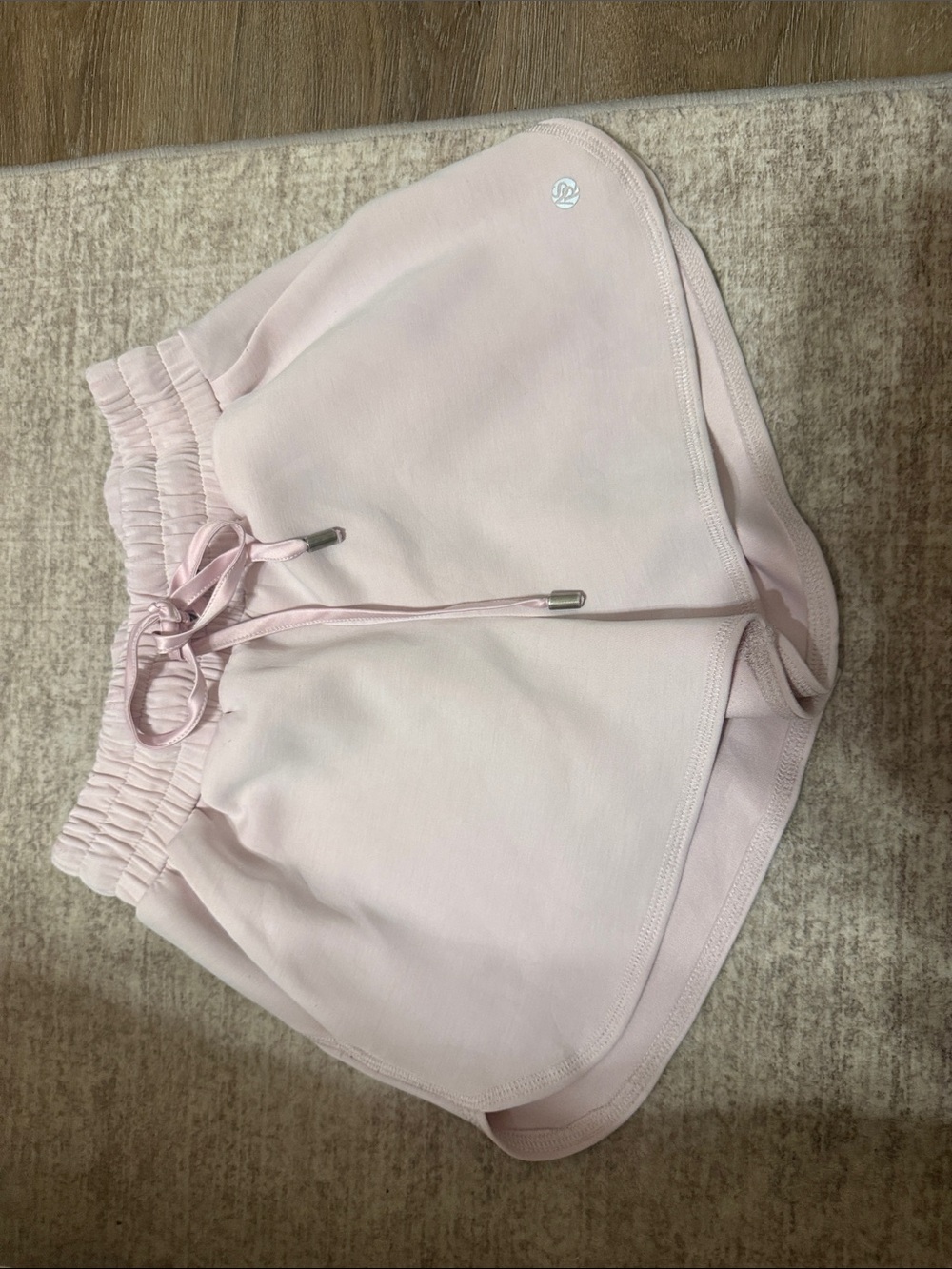 Altar'd State Pale Pink Athletic Lounge Shorts